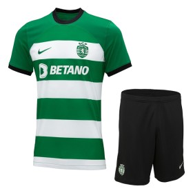 Günstige Fußballtrikots Sporting Clube de Portugal Kinder Heimtrikot 2023-24 Kurzarm